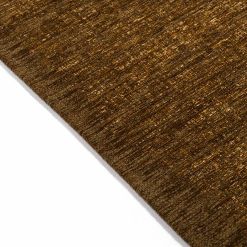 Mace 54 -  Rond Vintage vloerkleed in Olijfgroen