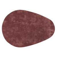 Fred van Leer Mystic Drop 44 -  Modern Druppelvormig Hoogpolig vloerkleed in Rose Wood Pink