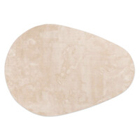 Fred van Leer Mystic Drop 11 -  Modern Druppelvormig Hoogpolig vloerkleed in Ivory White