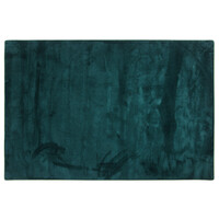 Floorpassion Frisco 33 - Zacht effen vloerkleed in petrol