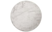 Frisco 21 - Rond effen vloerkleed in chalk grey