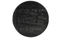 Frisco 25 - Rond effen vloerkleed in carbon black
