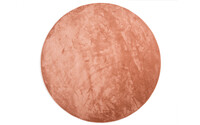 Frisco 41 - Rond effen vloerkleed in soft pink