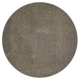 Tore 17- Rond Bruin/Grijs vloerkleed