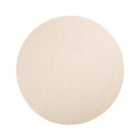 Floorpassion Natural Life 11 Wit - Rond vloerkleed wollen look met noppenstructuur