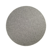 Floorpassion Natural Life 21 Donkergrijs - Rond vloerkleed wollen look met noppenstructuur