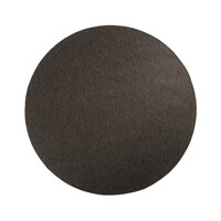 Floorpassion Firenze 19- Rond laagpolig vloerkleed in donkerbruine kleurstelling