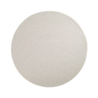 Floorpassion Firenze 20 - Rond laagpolig vloerkleed in lichtgrijze kleurstelling