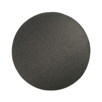 Floorpassion Firenze 24 - Rond laagpolig vloerkleed in donkergrijze kleurstelling