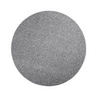 Floorpassion Natural Life 22 Grijze mix - Rond vloerkleed wollen look met noppenstructuur