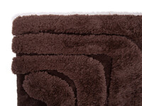 Brera 18 - Luxe carved vloerkleed in bruine kleurstelling