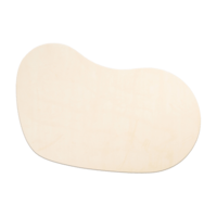 Fred van Leer Vloerkleed in Organische Vorm in de kleur Soft White - Lunar 11