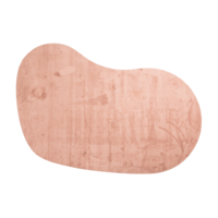 Fred van Leer Vloerkleed in Organische Vorm in de kleur Soft Pink - Lunar 41