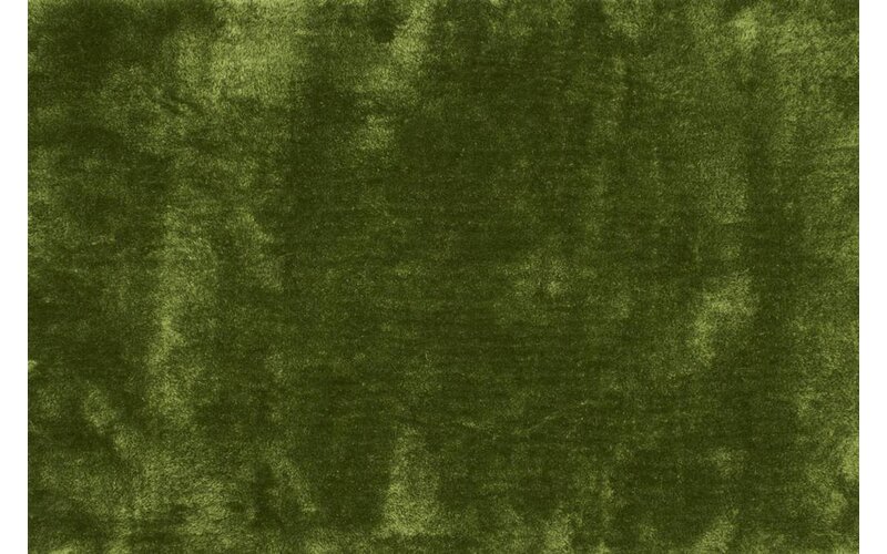 Ross 52 - Prachtig hoogpolig ovaal vloerkleed in groene kleursamenstelling