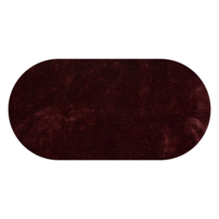 Floorpassion Ross 47 - Prachtig hoogpolig ovaal vloerkleed in bordeaux kleursamenstelling