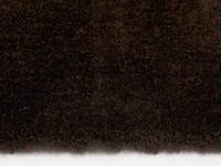 Ross 19 - Prachtig hoogpolig ovaal vloerkleed met donkerbruine garensamenstelling