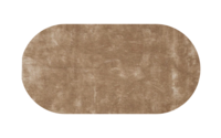 Ross 13 - Prachtig hoogpolig ovaal vloerkleed in beige/bruine kleursamenstelling