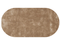 Ross 13 - Prachtig hoogpolig ovaal vloerkleed in beige/bruine kleursamenstelling