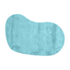 Fred van Leer Lunar 32 - Vloerkleed in Organische Vorm in de kleur Turquoise