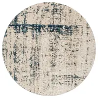 Mart Visser Prosper 37 Indigo Grey- Rond vloerkleed Mart Visser