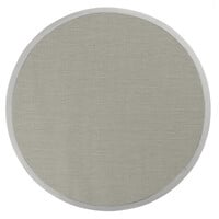 Floorpassion Botanique 22 - Rond Outdoor Vloerkleed in Zilvergrijs