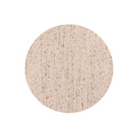 Frans Molenaar Beach Life 13 - Rond Wollen vloerkleed in Beige kleurstelling