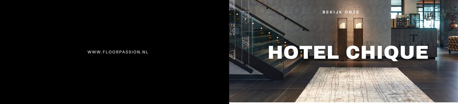 Hotel chique vloerkleed