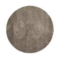 Floorpassion Liv 23 - Rond hoogpolig vloerkleed in Donker Grijs