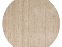 Amerie 14 - Rond Hoogpolig vloerkleed in Beige