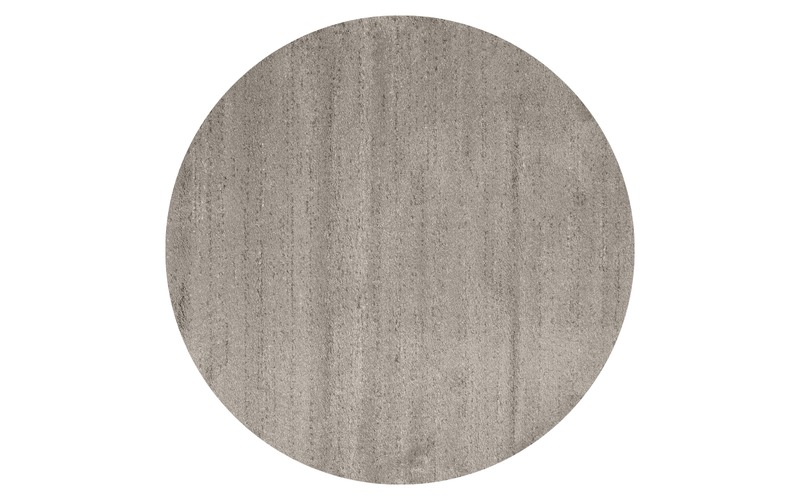 Amerie 16 - Rond Hoogpolig vloerkleed in Taupe