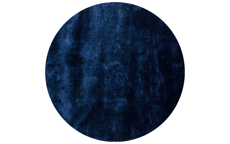 Reef 35 - Rond Velours Vloerkleed Kobalt blauw