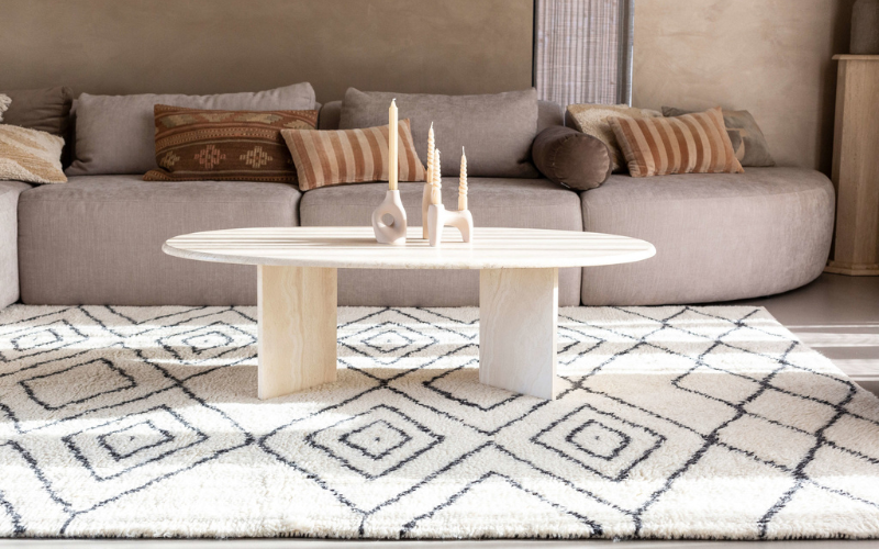 Berber vloerkleed sfeer