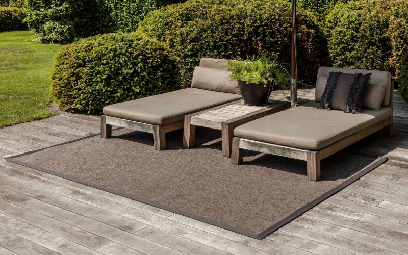 Vloerkleed Sisal Outdoor rechthoekig in buitenruimte