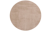 Liv 13 - Rond hoogpolig vloerkleed in Beige