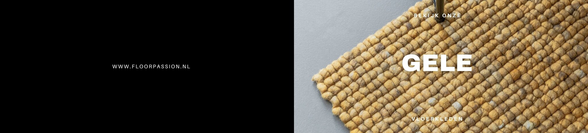 Gele vloerkleden