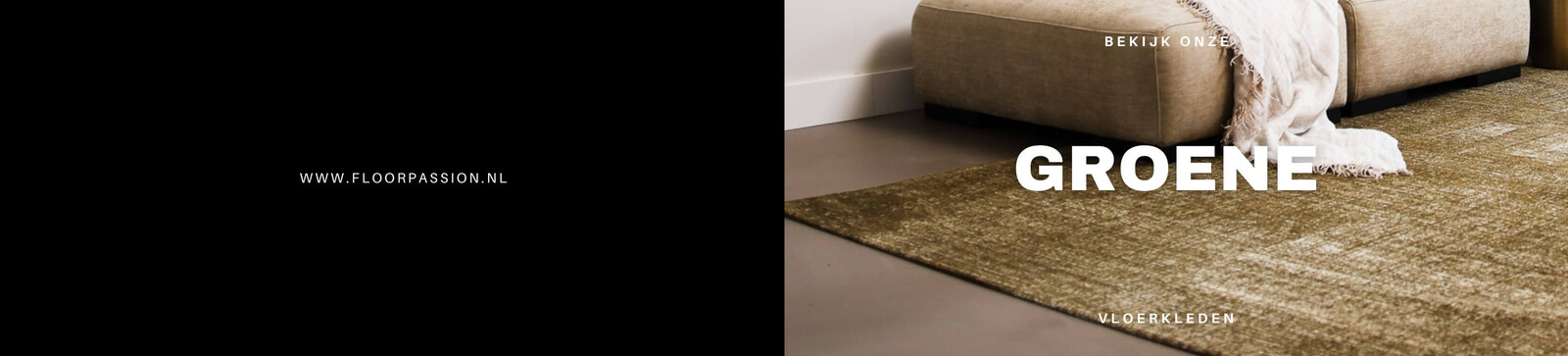 Groene vloerkleden