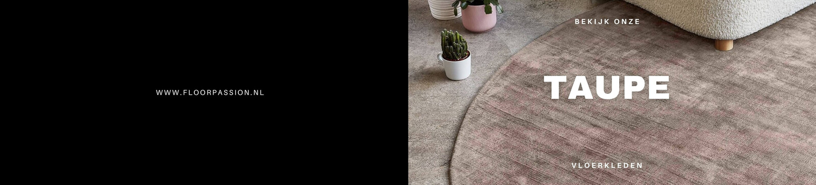Taupe vloerkleden