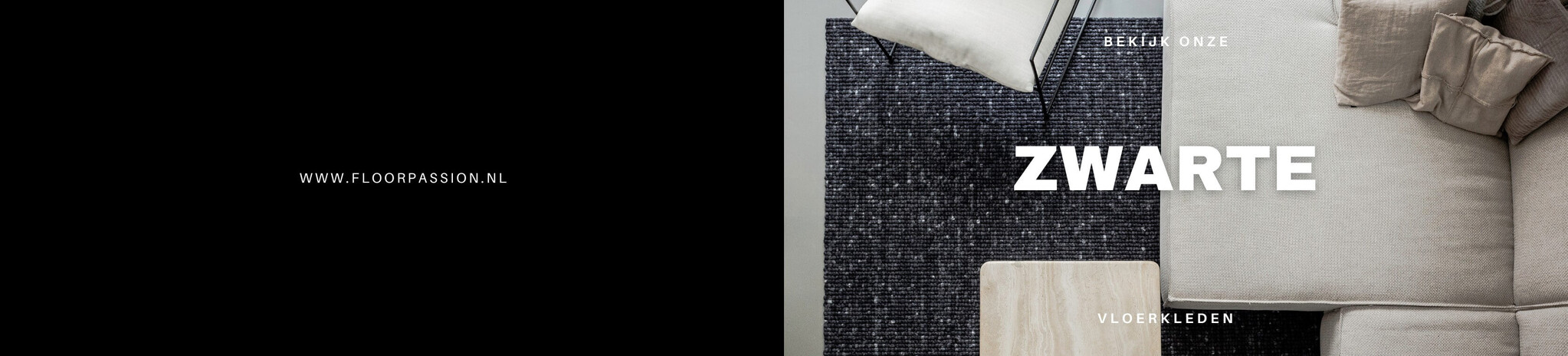 Zwarte vloerkleden