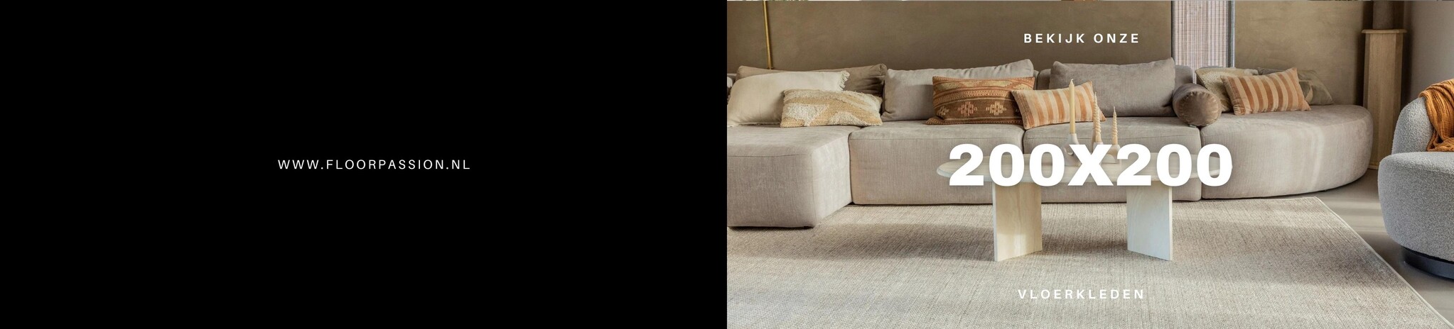 200 x 200  Vierkant karpet