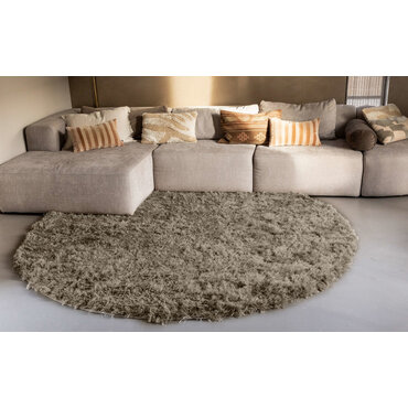 Dime 53 – Hoogpolig Velours Vloerkleed Rond