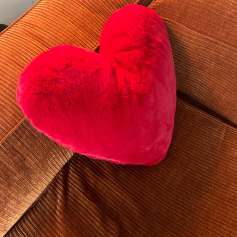 Hug Heart 46 - Deluxe kussen faux fur 50x60 cm