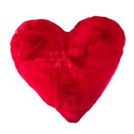 Fred van Leer Hug Heart 46 - Deluxe kussen faux fur