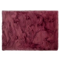 Fred van Leer Hampton Soft Bordeaux 48 - Premium zacht hoogpolig vloerkleed