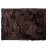 Fred van Leer Hampton Soft Espressobruin 18 - Premium zacht hoogpolig vloerkleed