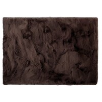 Fred van Leer Hampton Soft Espressobruin 18 - Premium zacht hoogpolig vloerkleed