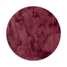 Fred van Leer Hampton Bordeaux 48 - Rond hoogpolig vloerkleed