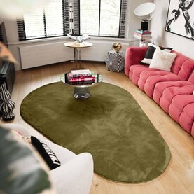 Fred van Leer Mystic Drop 54 - Modern Druppelvormig hoogpolig vloerkleed