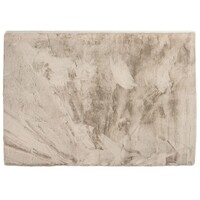 Floorpassion Lupo 13 - Knuffelzacht hoogpolig vloerkleed in elegant beige, met creme puntjes