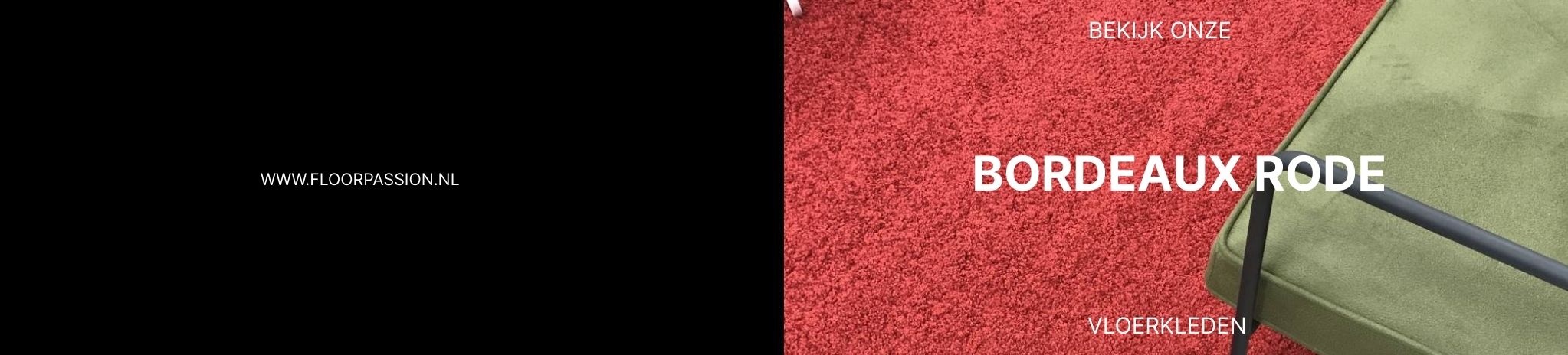 Bordeaux rode vloerkleden