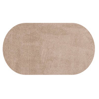 Floorpassion Liv 13 - Ovaal Hoogpolig vloerkleed met Beige tinten
